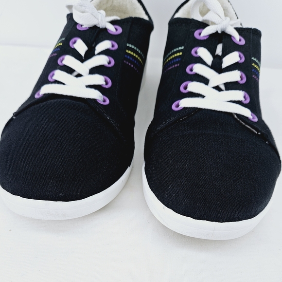 Vionic Beach Stinson Lace-Up Sneaker in Black Size 10 - Picture 6 of 12